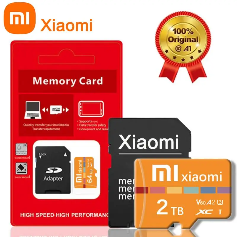 Водонепроницаемая карта памяти Xiaomi, 128 ГБ, 256 ГБ, 512 ГБ