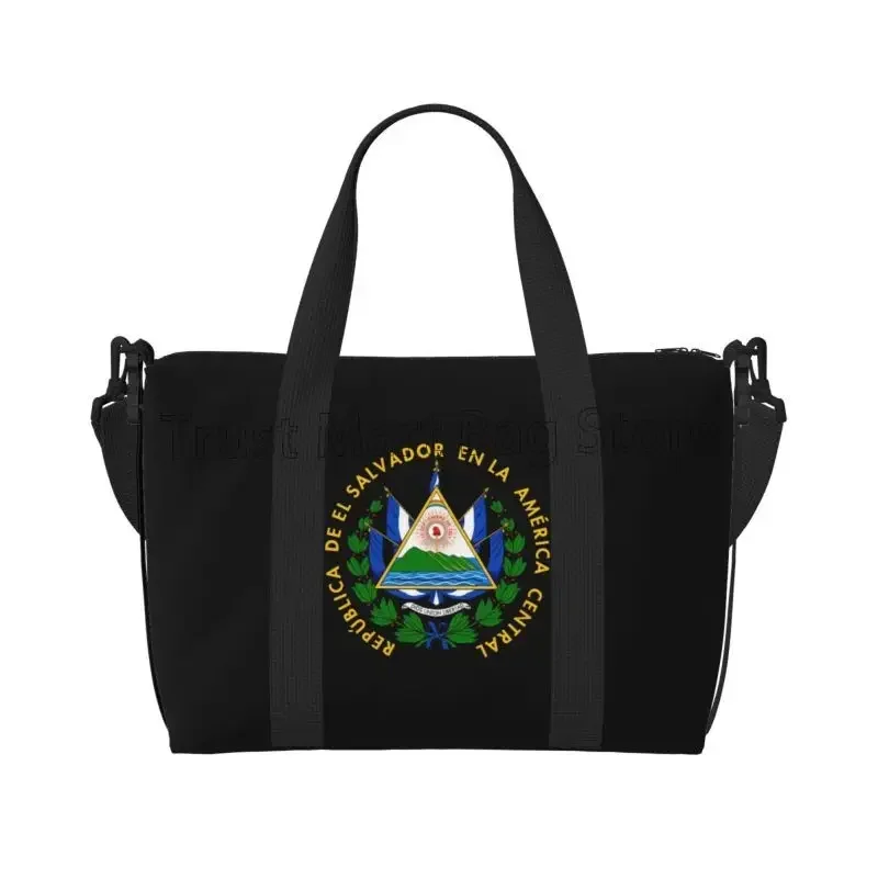Sac polochon imprimé drapeau Sal Salvador, sac de nuit pour week-end, pour femmes, hommes и подросткам, четырехэта вождя l