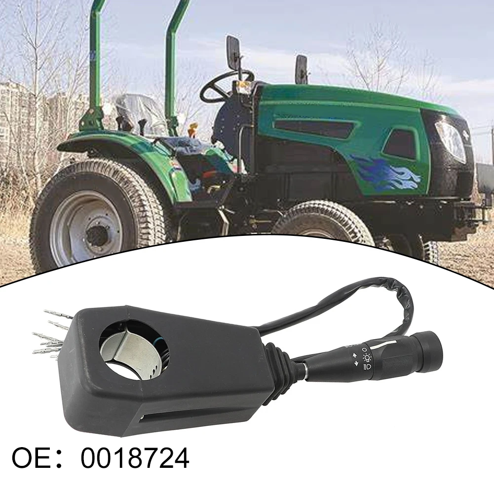 Фото Для тракторов Massey Ferguson, автоматический переключатель фар, черный переключатель для тракторов Massey Ferguson, номер OEM 00018724, износостойкий №2