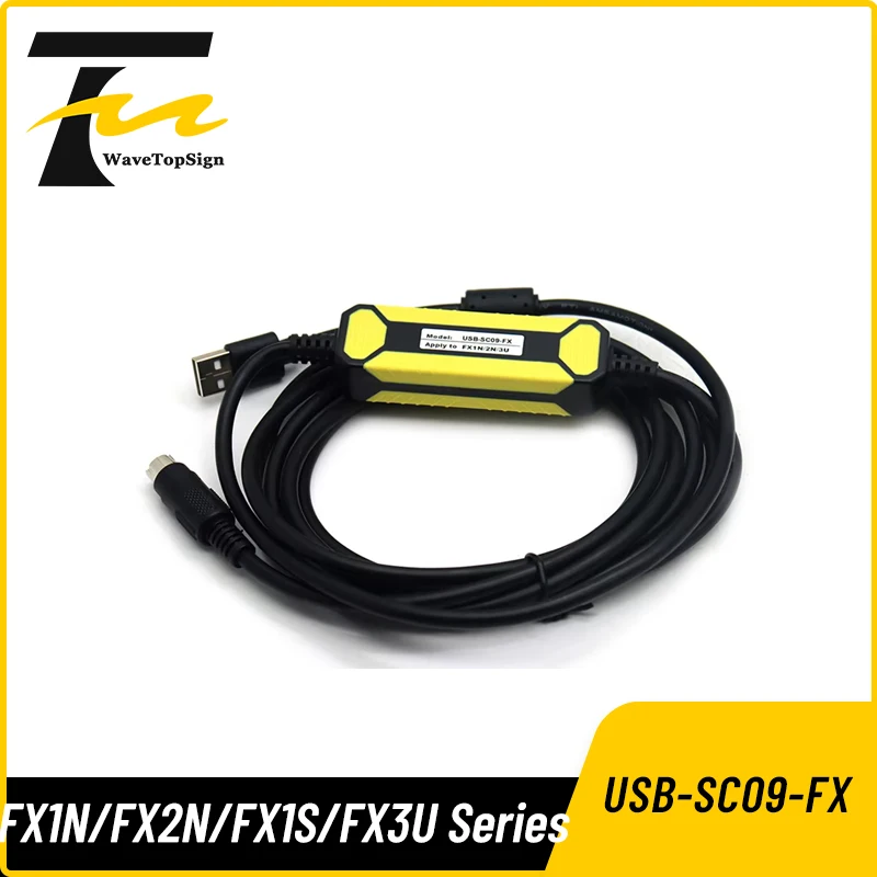 Кабель для программирования ПЛК Кабель для загрузки данных USB-SC09-FX для серии Mitsubishi FX1N/FX2N/FX1S/FX3U