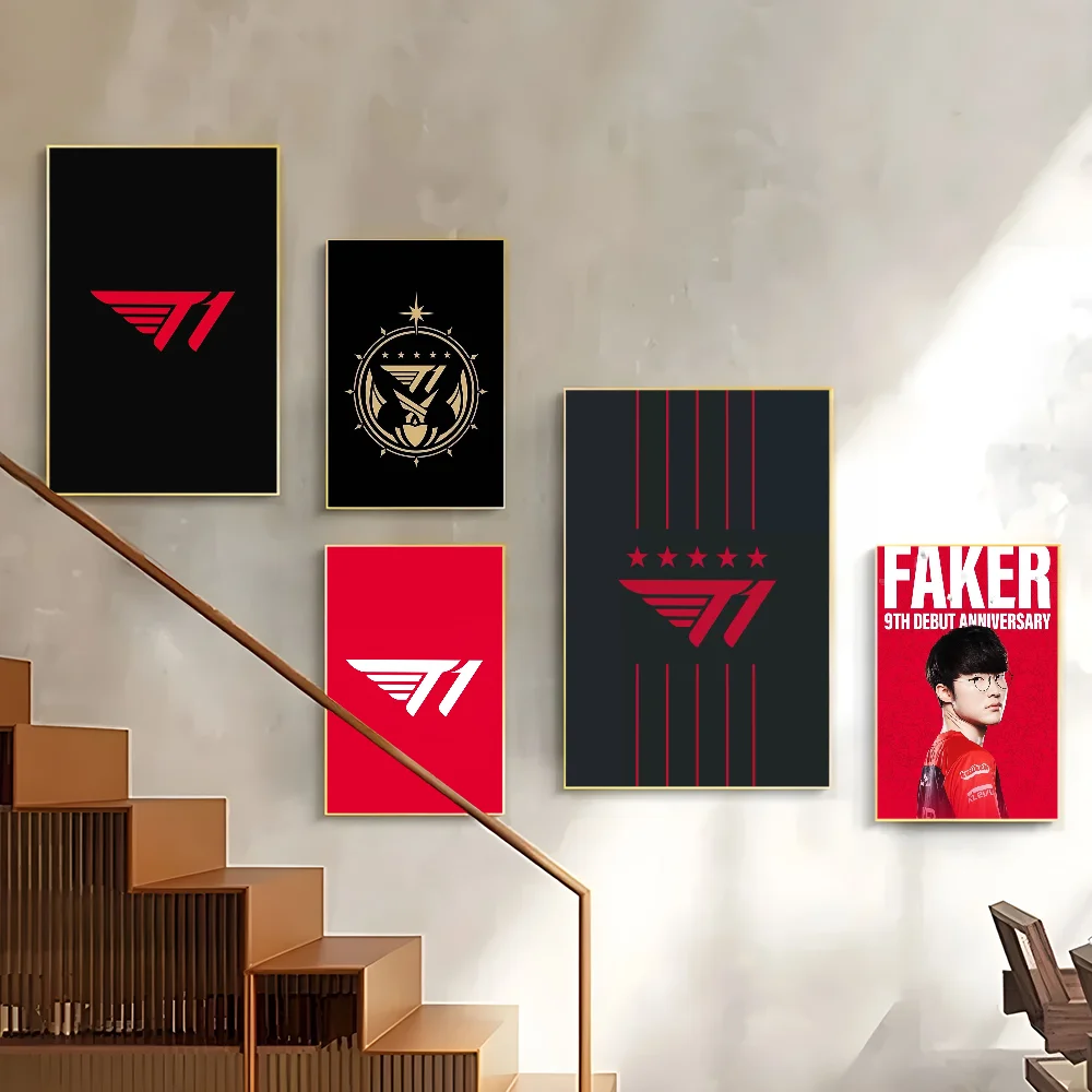 SK T-Telecom T1 Флаг Плакат Коридор Настенная Художественная Печать Водонепроницаемый Декор Для Дома Гостиной Спальни