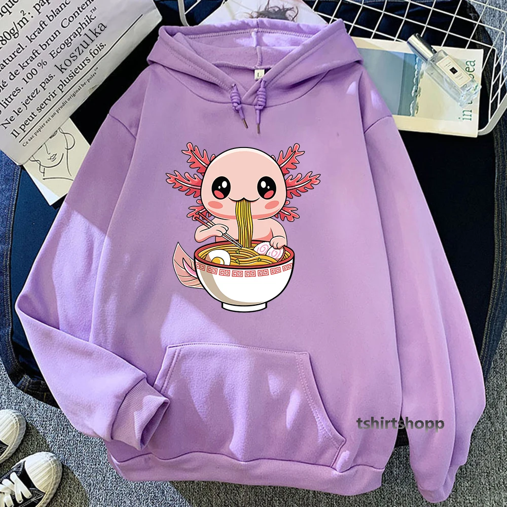 Толстовка с капюшоном для мужчин и женщин, аниме Kekasih Axolotl Lucu Pakaian (art.: 3920c43f4a999) - 3920c43f4a999