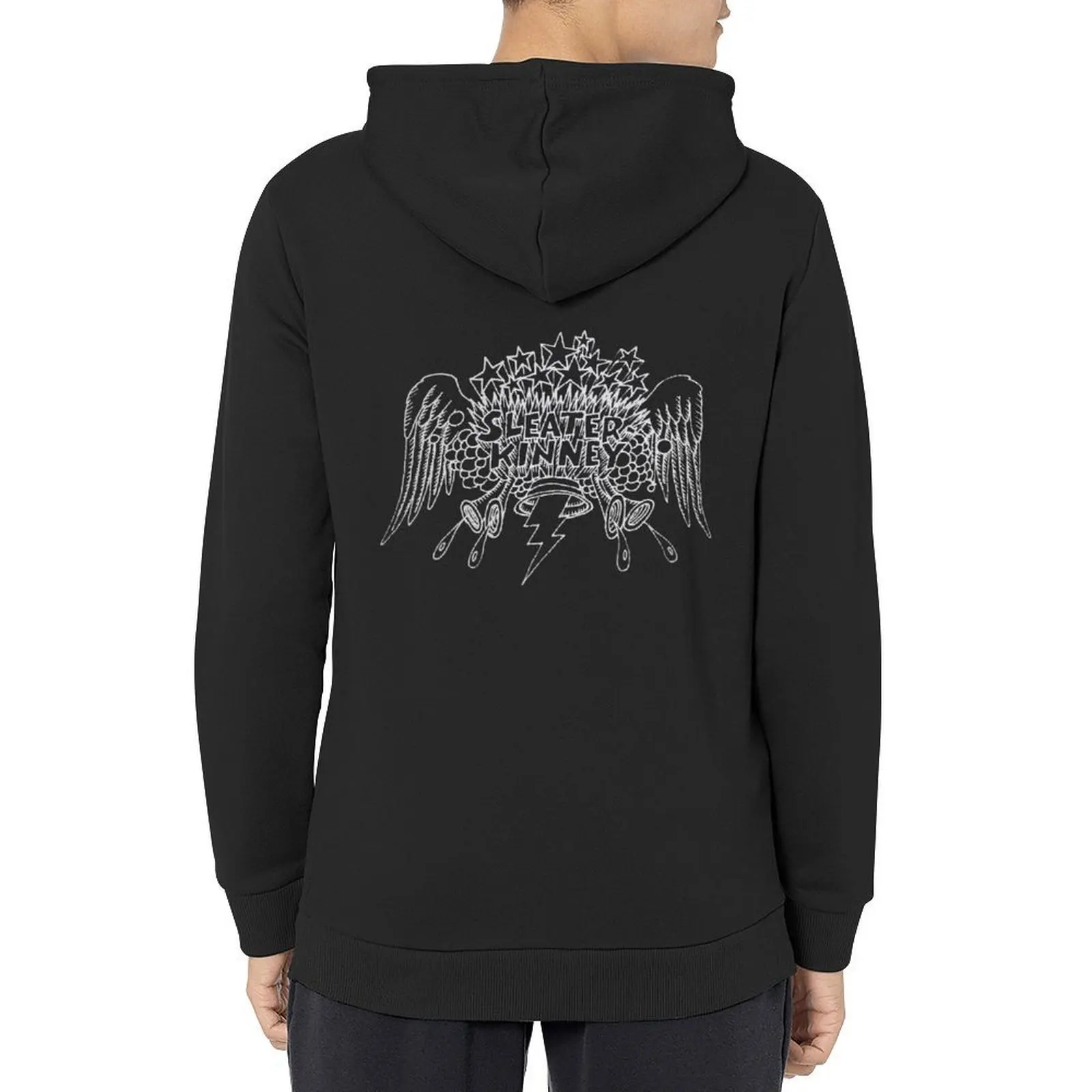 Sweater-kinney Толстовка с капюшоном, эстетичная одежда, мужская одежда, модная мужская футболка с капюшоном в японском стиле