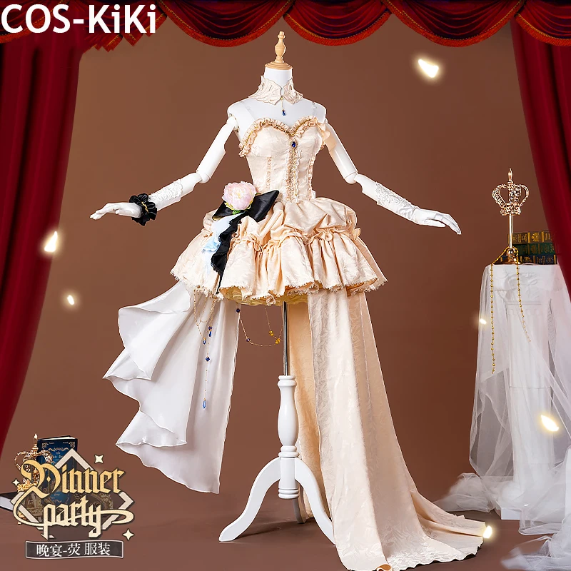 COS-KiKi Genshin Impact Lumine вечерние элегантное платье игровой костюм благородный костюм для косплея на Хэллоуин наряд для ролевых игр