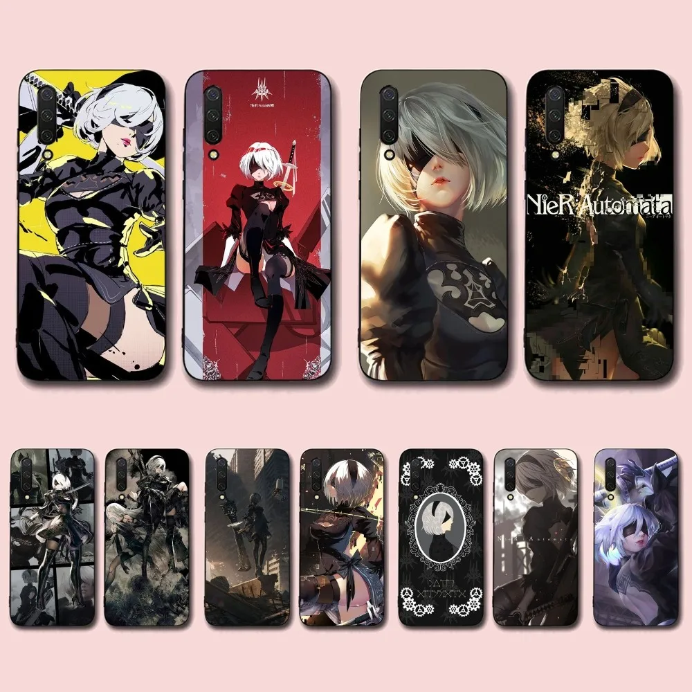 2B Nier Automata аниме чехол для телефона Xiaomi Mi 5X 8 9 10 11 12 Lite Pro 10T PocoX3pro PocoM3 Note 10 Pro Lite
