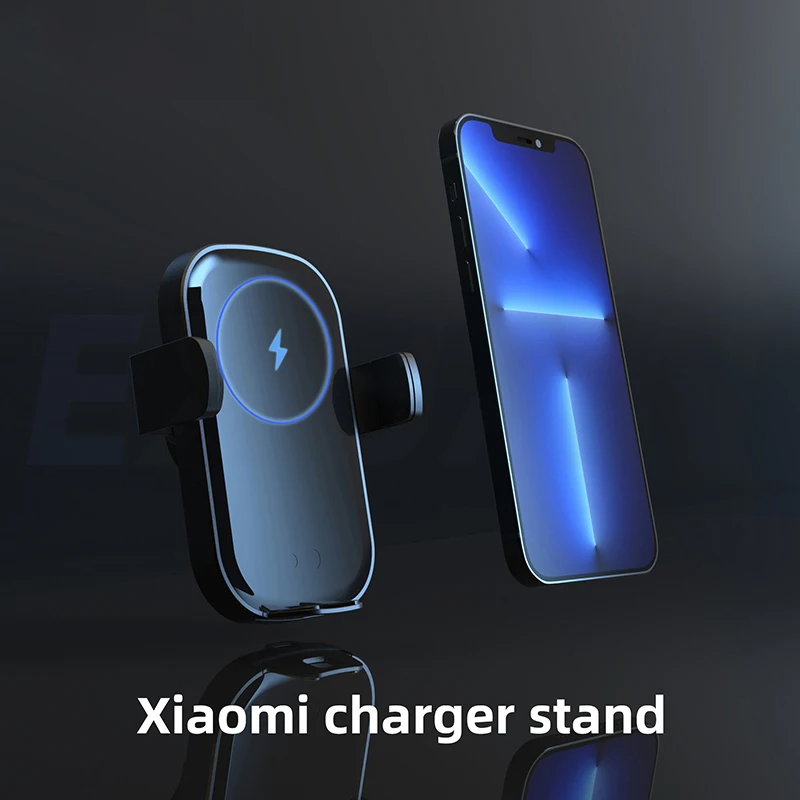 Беспроводное зарядное устройство, автомобильная подставка QC3.0, быстрая зарядная станция, держатель телефона для iPhone 14 13 12 Samsung Xiaomi VS Pengisi Daya nirкабель