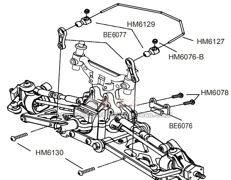 LC RACING Anti Roll Bar EMB-1 EMB-SC EMB-WRC EMB-MT EMB-DT EP для радиоуправляемого автомобиля 1:14 # L6134 wltoys 144001 124019 124017 (art.: 3920ca36d6a0f) - 3920ca36d6a0f