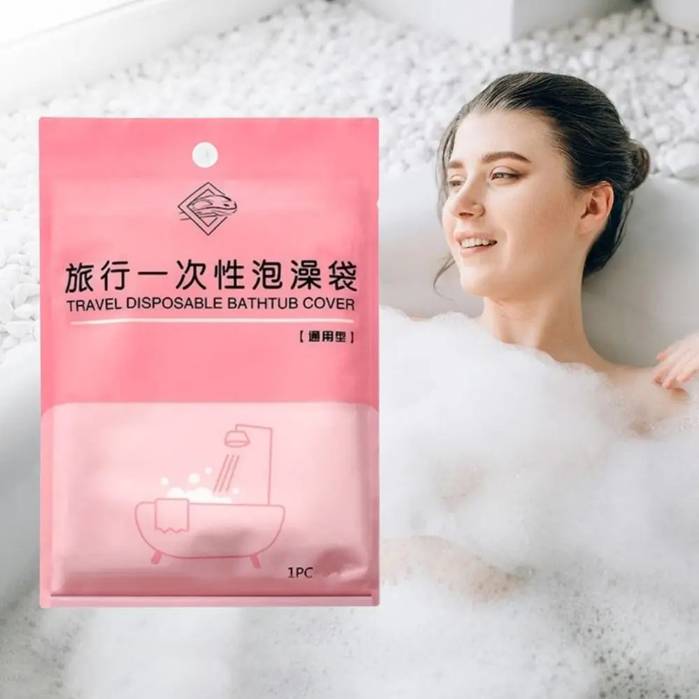Одноразовый чехол для ванны, водонепроницаемая пленка-вкладыш для ванны, с защитой от бактерий