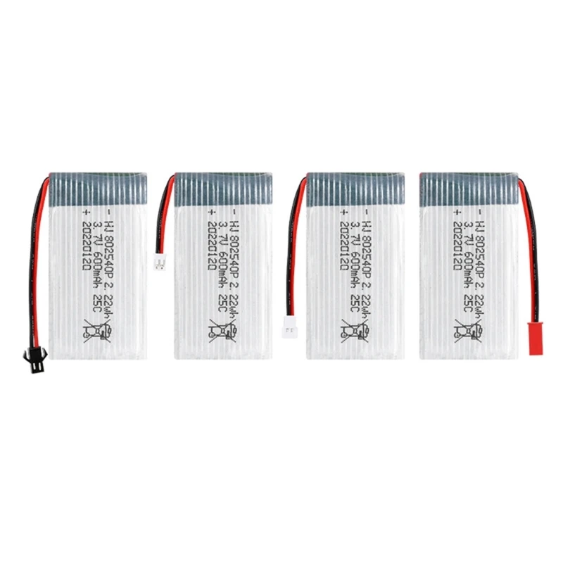 ADWE 3,7 В 600 мАч 25C Lipo Батарея 802540P для модели SYMA X5C-1 Quadcopter Drones Toy