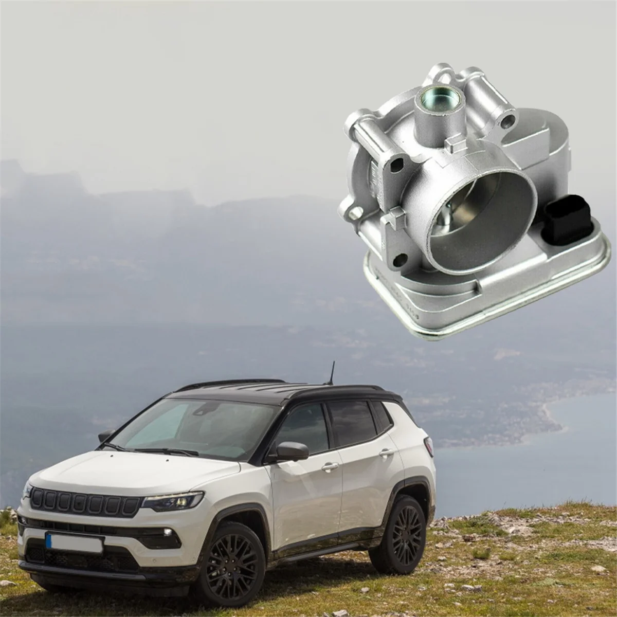 Фото Электронный корпус дроссельной заслонки в сборе для Jeep Patriot Compass 2.0/2.4L Dodge Caliber Avenger 4891735 AC, 04891735 AC, №2