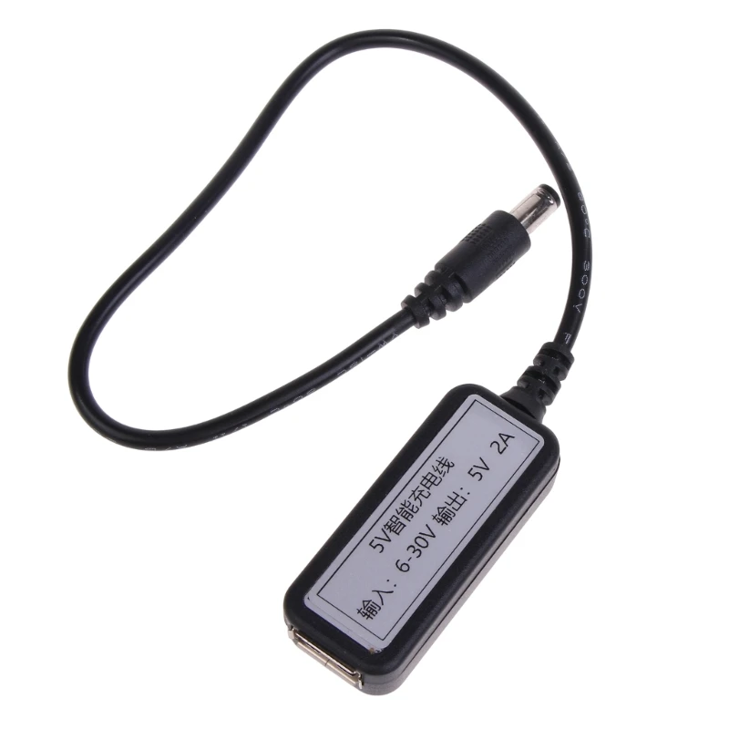Адаптер зарядного устройства 5521 к USB 5 В, штекерный разъем, цилиндрический разъем, преобразователь питания, Прямая поставка