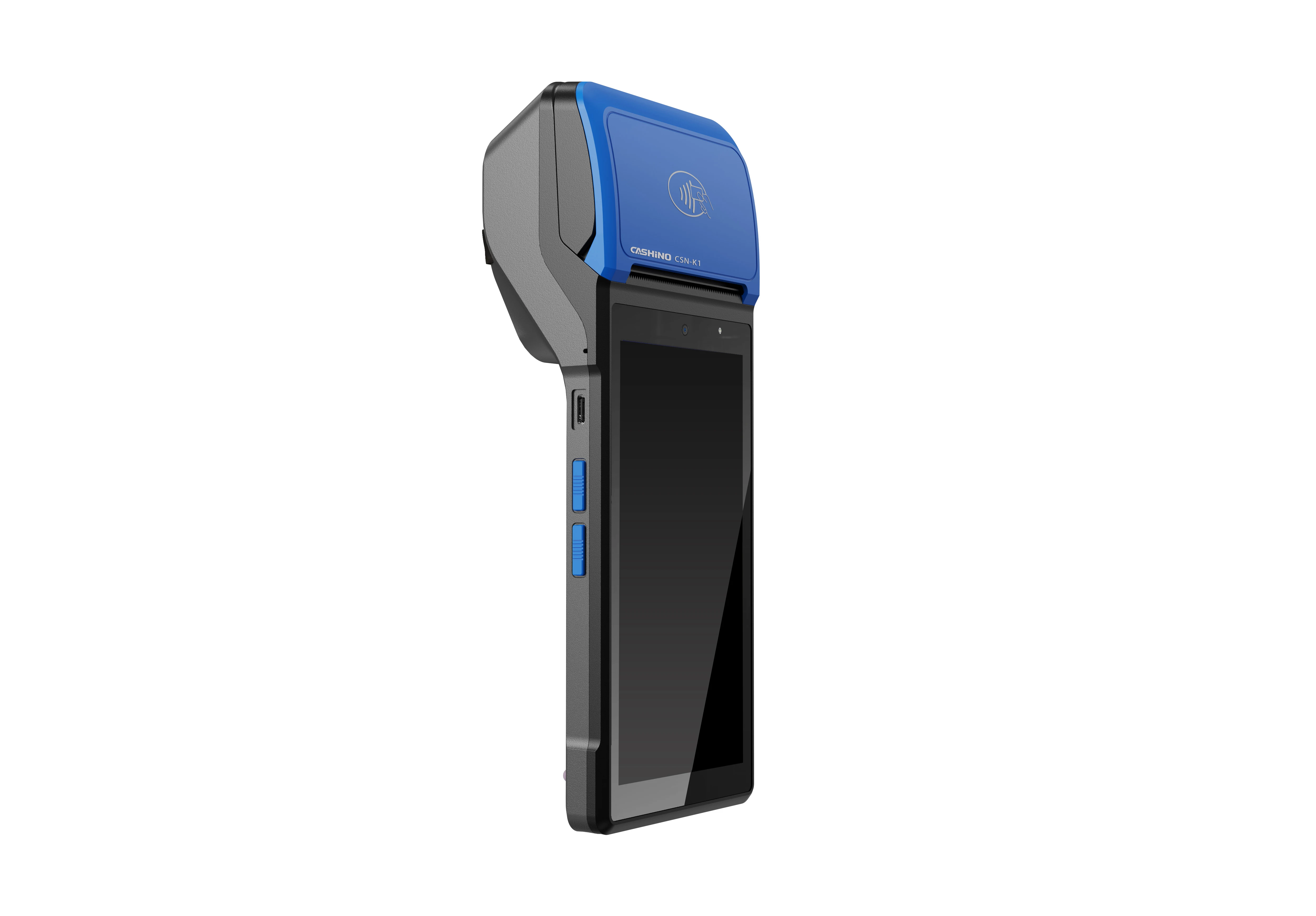 Фото Cashino 5,5-дюймовый 8-ядерный Android 12, портативный Bluetooth Pos-терминал, 58 мм, термопринтер билетов CSN-K1 №2