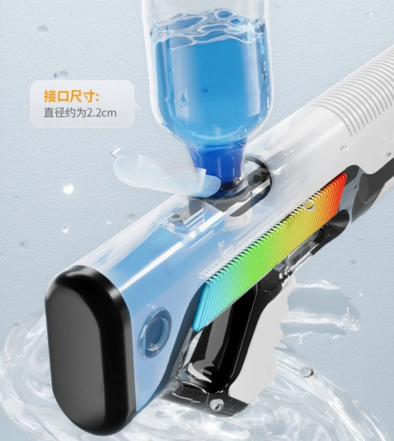 Xiaomi Новый электрический водяной пистолет, импульсный автоматический всасывающий пистолет высокого давления, высокая емкость, непрерывный распылитель волос, игрушки (art.: 3920ce4201eba) - 3920ce4201eba