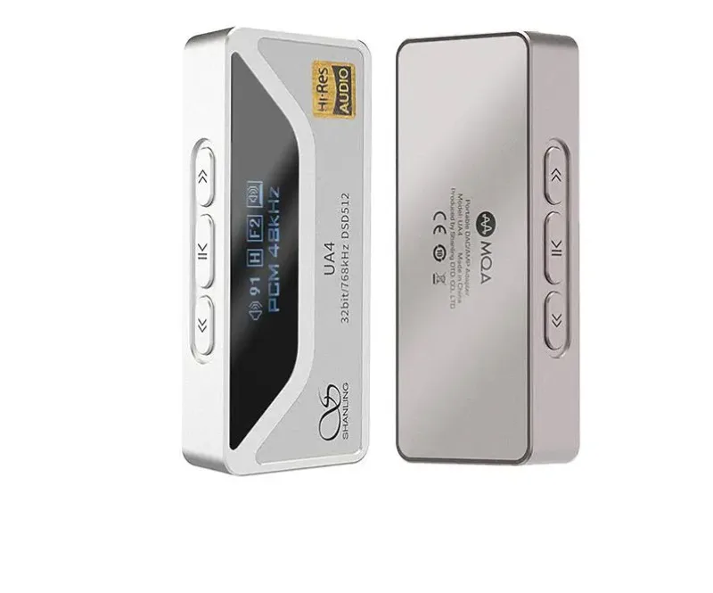 SHANLING UA4 MQA Портативный USB ЦАП Усилитель для наушников Hi-Res Audio ES9069Q 2 * RT6863 чипы PCM768 DSD512 Выход 3,5/4,4 мм