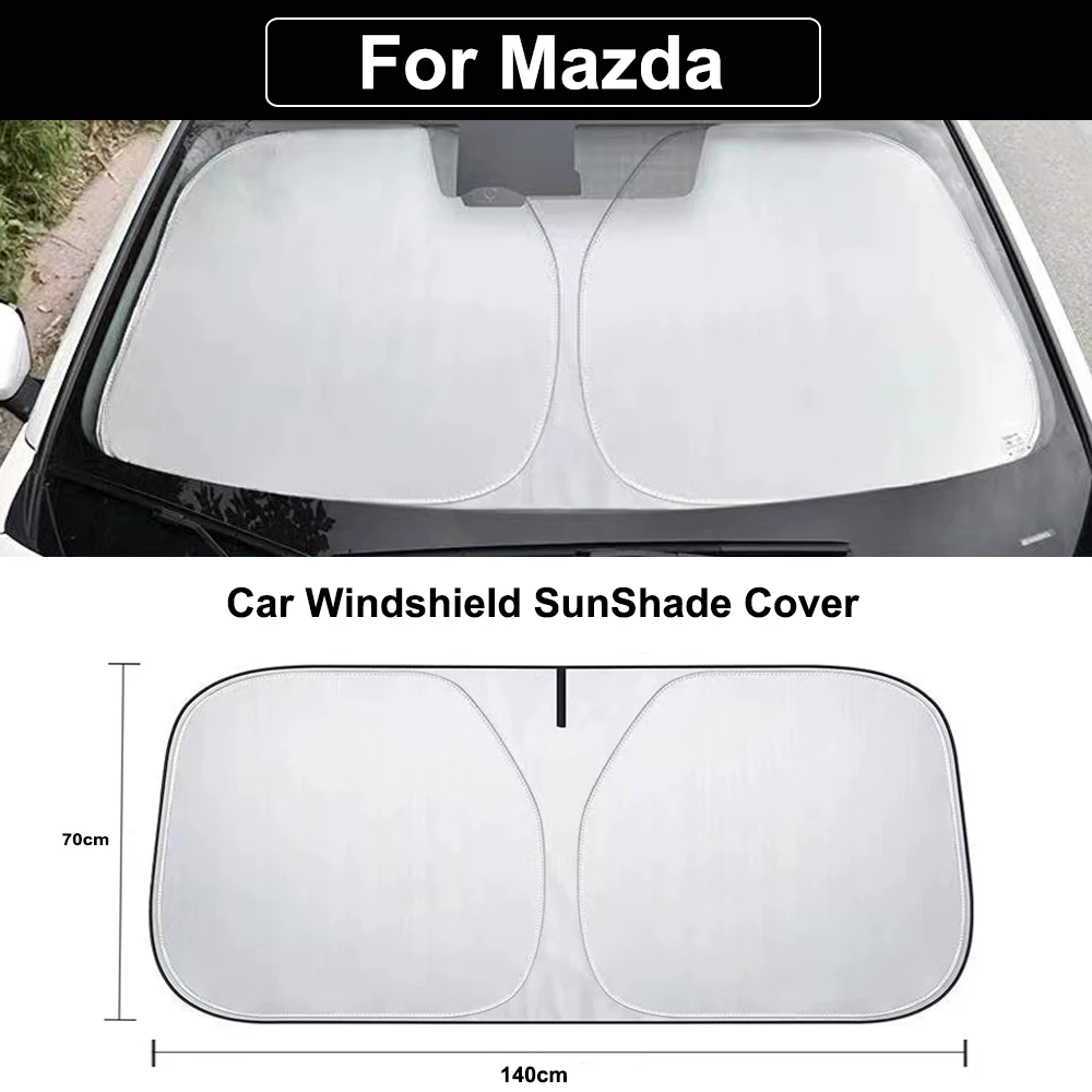 Солнцезащитный козырек для лобового стекла автомобиля для Mazda 2 3 4 Alexa CX30 CX-4 CX5 CX-5 CX8