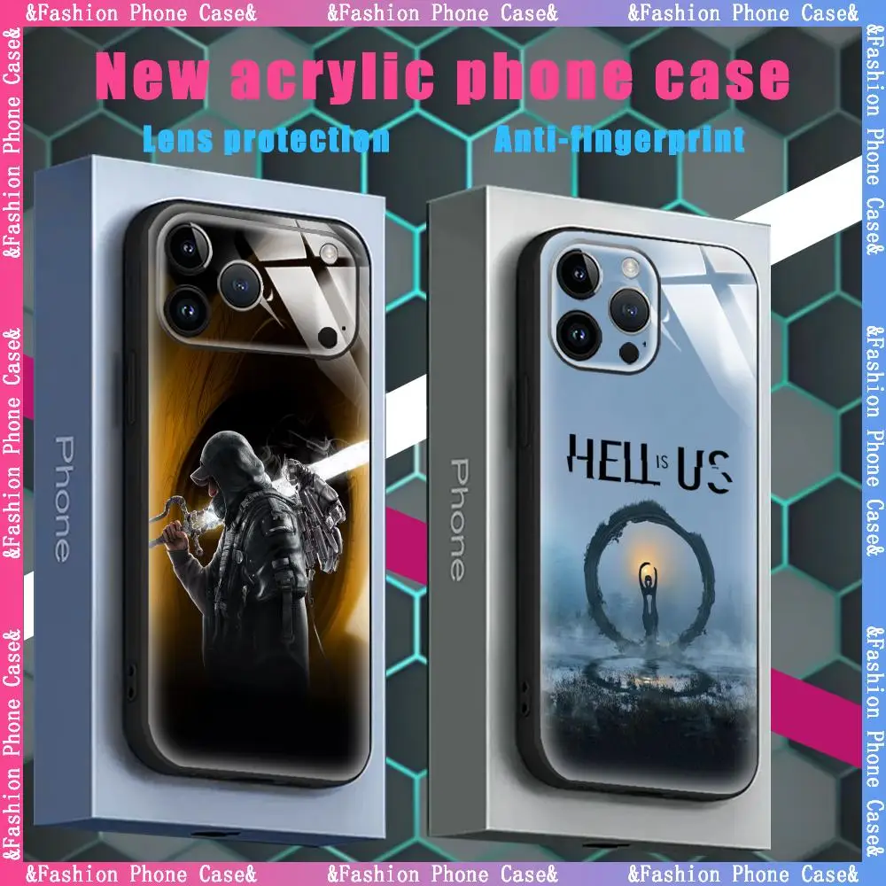 GAME Hell Is Us Phone Case AG Acrylic Soft care For iPhone 17 air 16 e 15 14 13 12 11 Plus Mini Pro Max