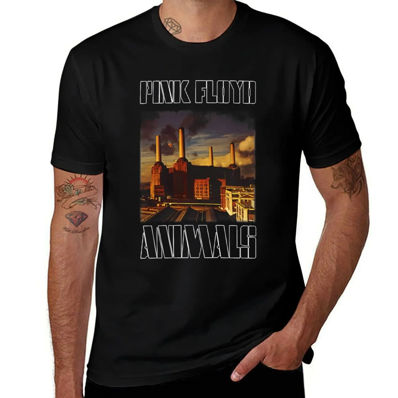 Футболка Pink Floyd Animals, футболка большого размера с рисунком, незаменимая футболка, мужская футболка в стиле аниме, мужские хлопковые футболки