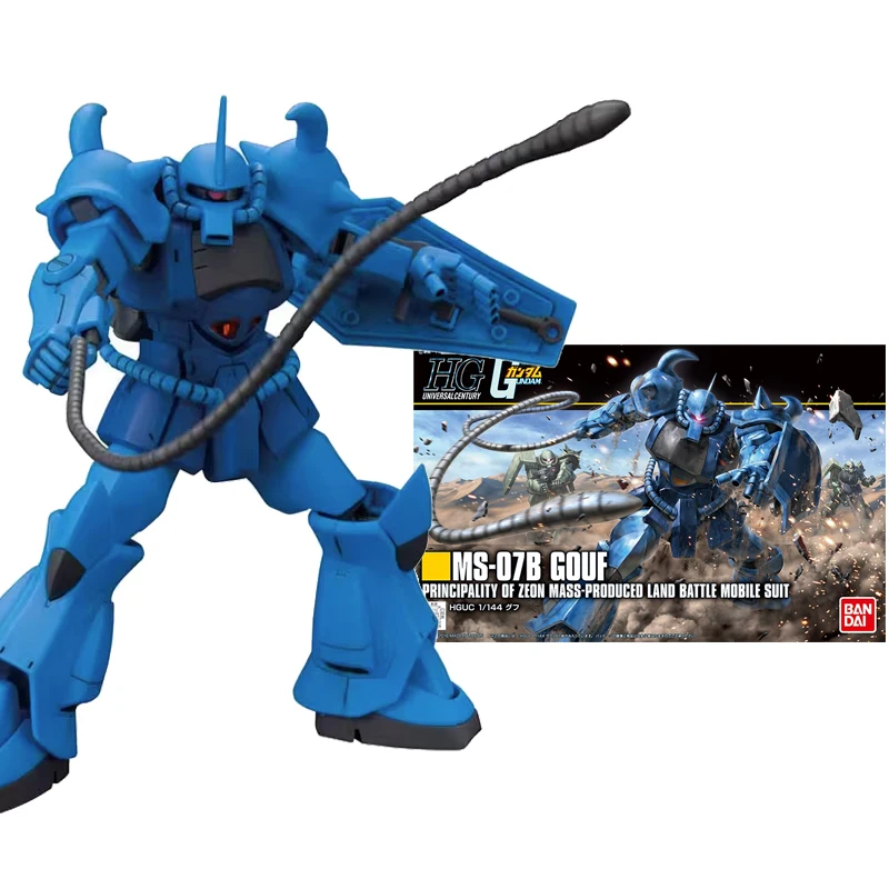 Оригинальная модель 1/144 BANDAI HGUC в наличии Gouf, мобильный костюм, Сборная модель, коллекционная экшн-фигурка, игрушки, подарки