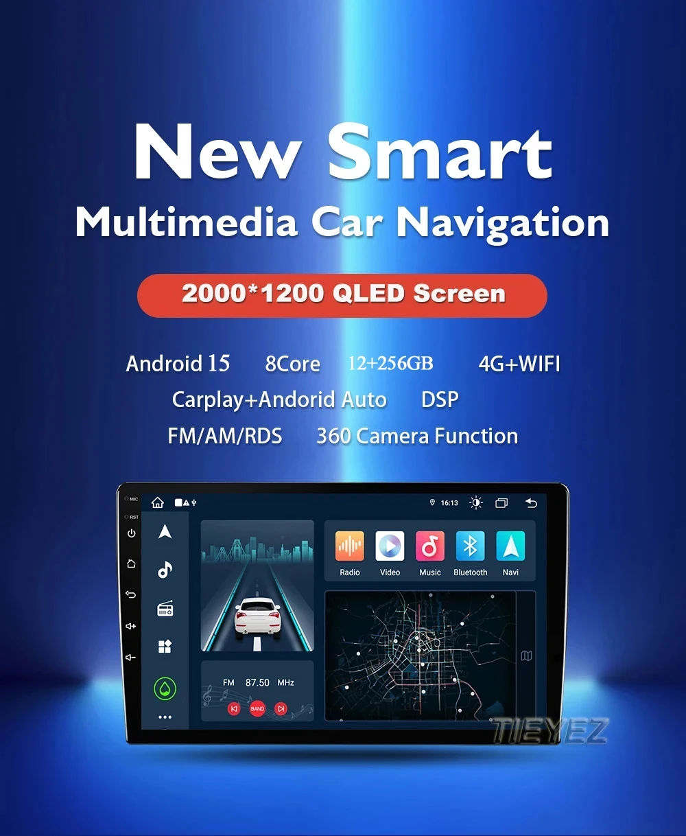 Фото Carplay для Fiat Ducato Peugeot Boxer Citroen Jumper 2 2006-2022, Android, автомобильный радиоприемник, мультимедийный плеер, Navi, GPS, DVD, головное устройство №4