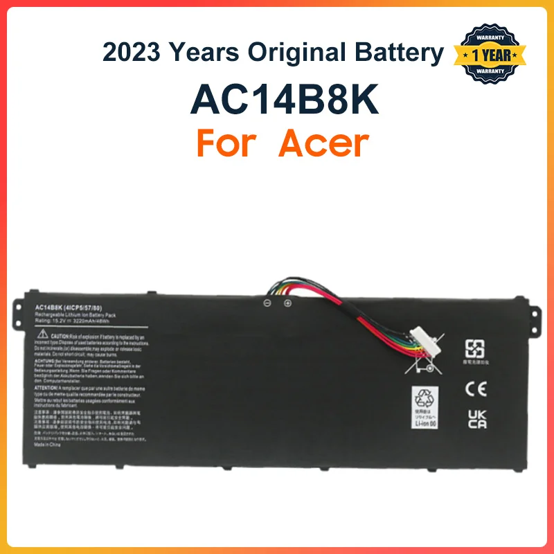 Аккумулятор AC14B8K для Acer Aspire CB3-111 CB5-311 ES1-511 ES1-512 ES1-520 S1-521 ES1-531ES1-731 E5-771G V3-371