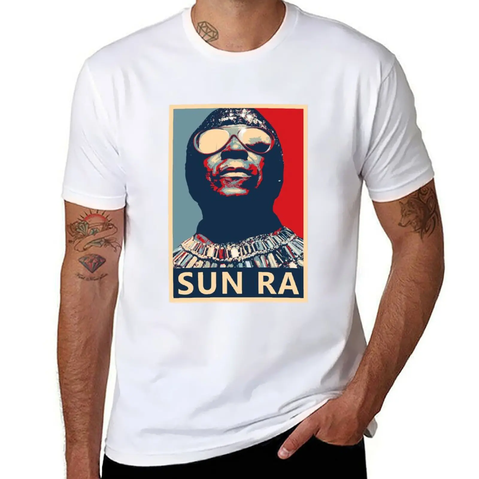 Плакат «Солн РА (Аркее) Надежда» - гр? ?ten Musiker der Jazz Leit T-Shirt футболка мужская дизайнерская футболка