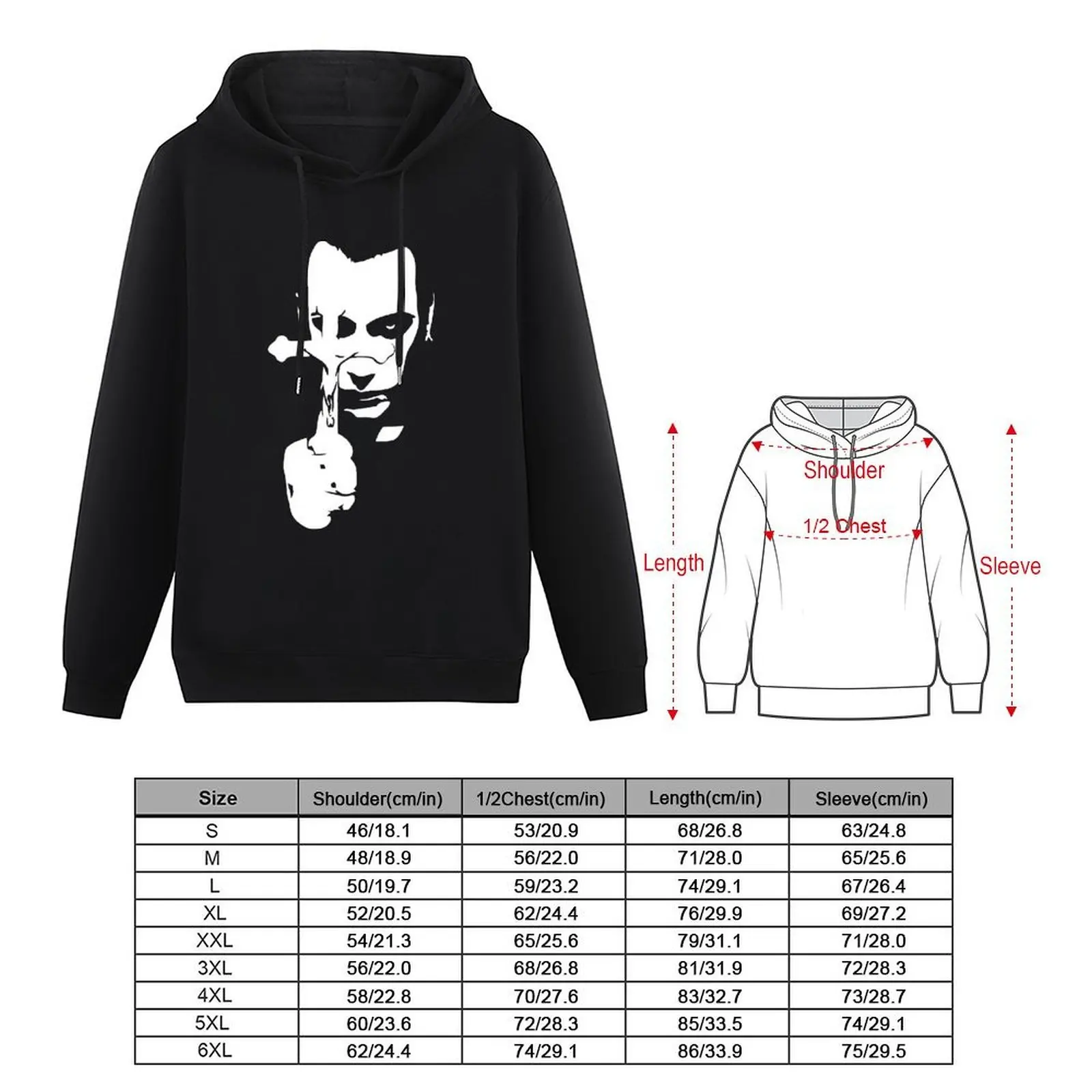 Фото BLUTENGEL толстовка в корейском стиле, мужская одежда, модные мужские футболки с рисунком, мужская толстовка большого размера №3