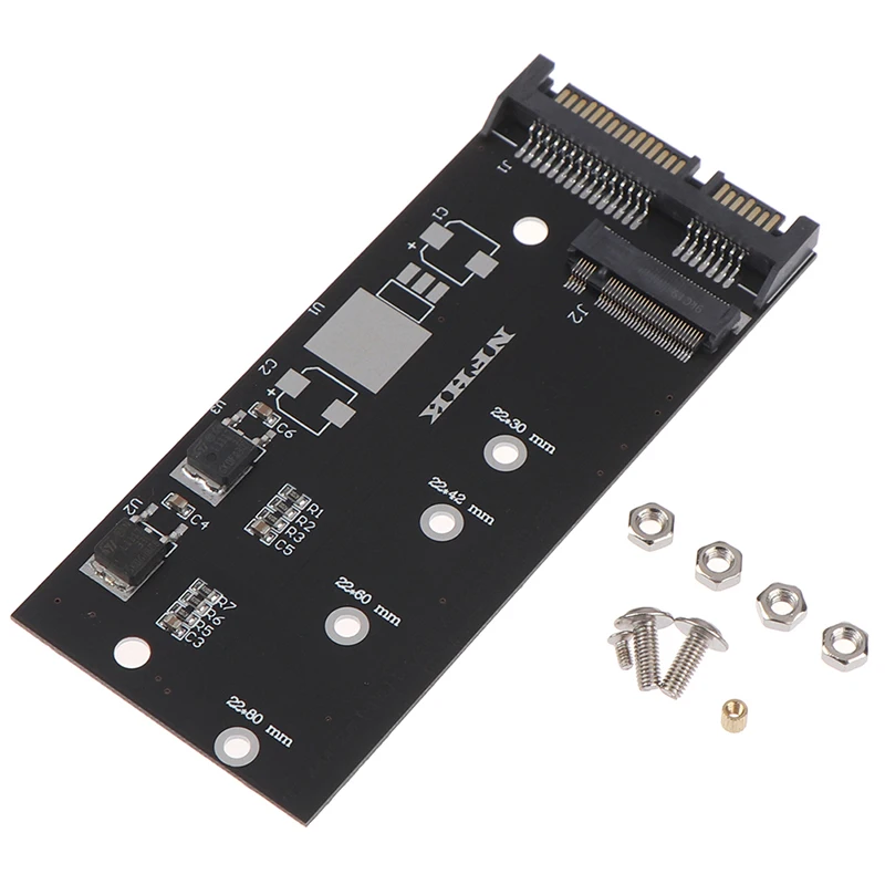 B + M ключ M.2 Ngff Ssd к M.2 Sata 3 сборщик M.2 к Sata адаптеру, плата расширения и винты