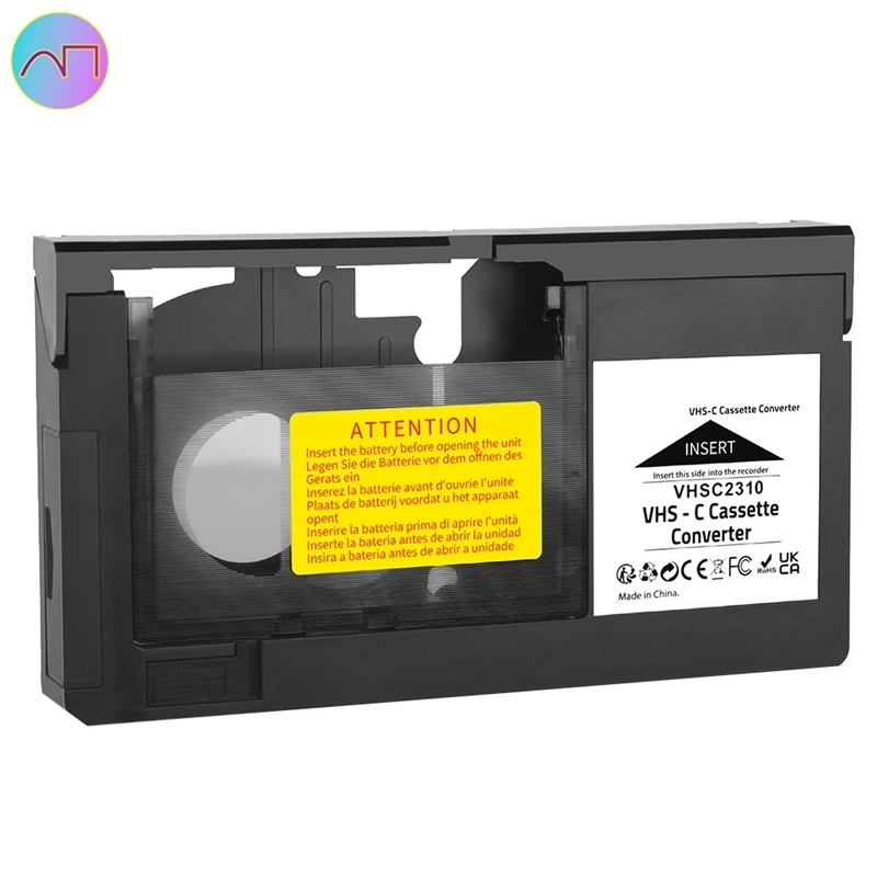 Кассетный преобразователь VHS-C для JVC для RCA для Panasonic Кассетный адаптер VHS в VHSC SVHS-C не для 8 мм/MiniDV/Hi8