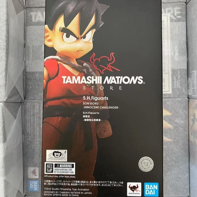 Фото Маленький Son Goku SHF TNT Limit Innocent Challenger Dragon Ball подвижные периферийные украшения Bandai Banpresto аниме фигурка куклы №2