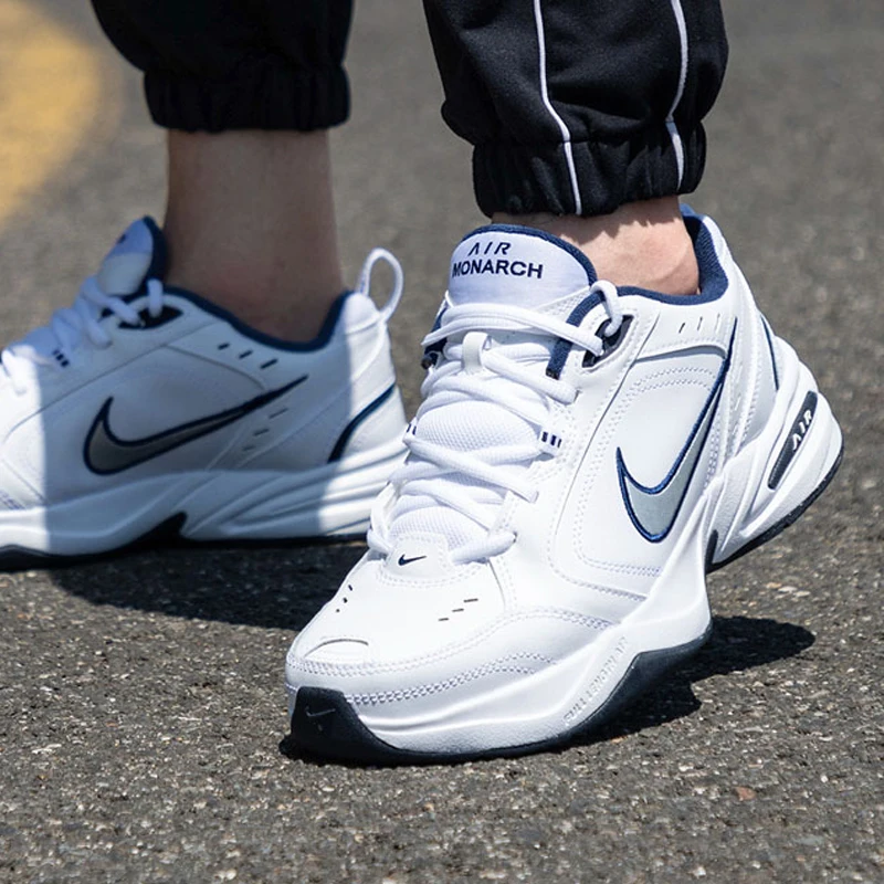 Фото Мужская обувь Nike Air Monarch Iv, спортивная обувь, тренировочная обувь, повседневные кроссовки с амортизацией на воздушной подушке 415445     -102 №2