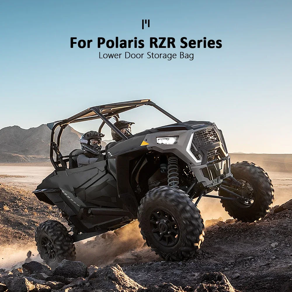 Фото 2014-2023 для Polaris RZR XP 4 1000 Sport/4 Turbo S/S 900 EPS UTV аксессуары для боковых нижних дверей, набор сумок для хранения инструментов ﻿ №2