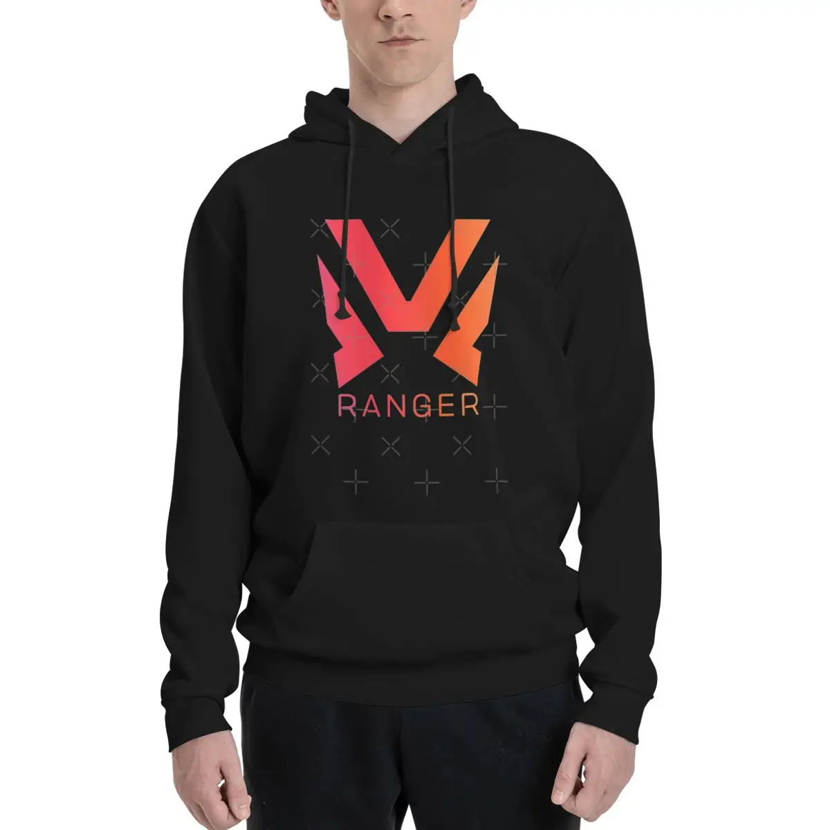 Ranger Javelin Variant Anthem Game Symbol Чистый цвет с логотипом Толстовки с капюшоном в стиле аниме Негабаритная куртка с капюшоном Мужская толстовка