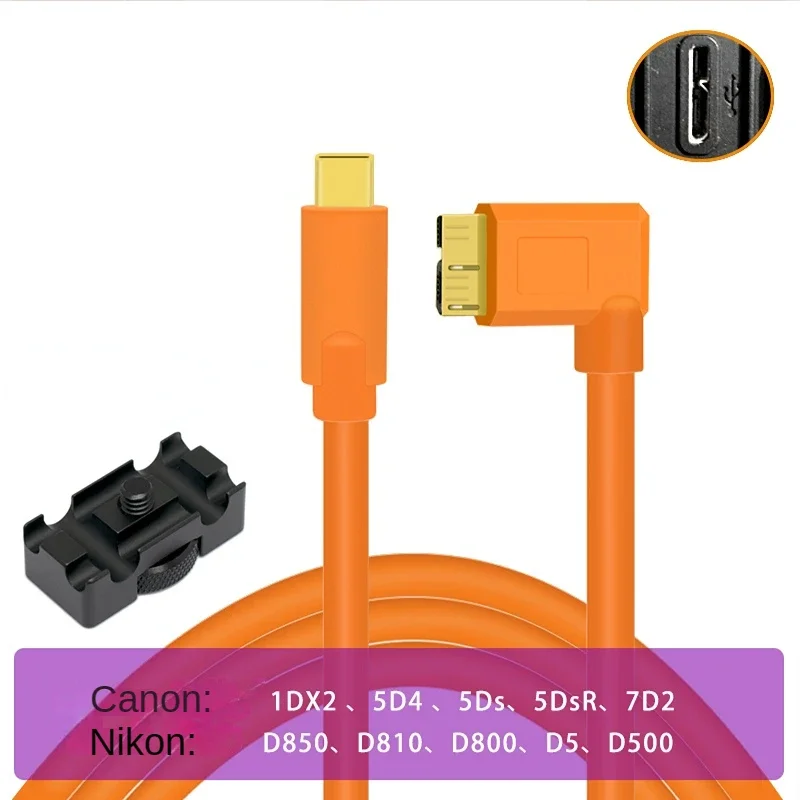 Кабель для съемки камеры USB 3.0 type-C Micro-B 3 м 5 м 8 м 10 м для Canon 5d4 7d2 nikon d800 d810 MacBook USB3.1 USB-C 3.0 Micro B