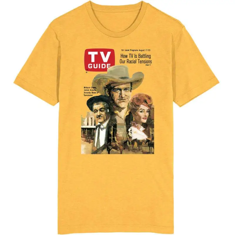Футболка Gunsmoke Arness Stone Blake TV Magazine