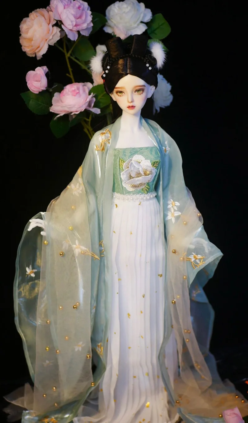 Фото 1/4 1/3 весы BJD древний костюм Hanfu Fairy Dress наряд для BJD/SD MSD SD13 Big Girl EID женская кукольная одежда аксессуары A1367 №5