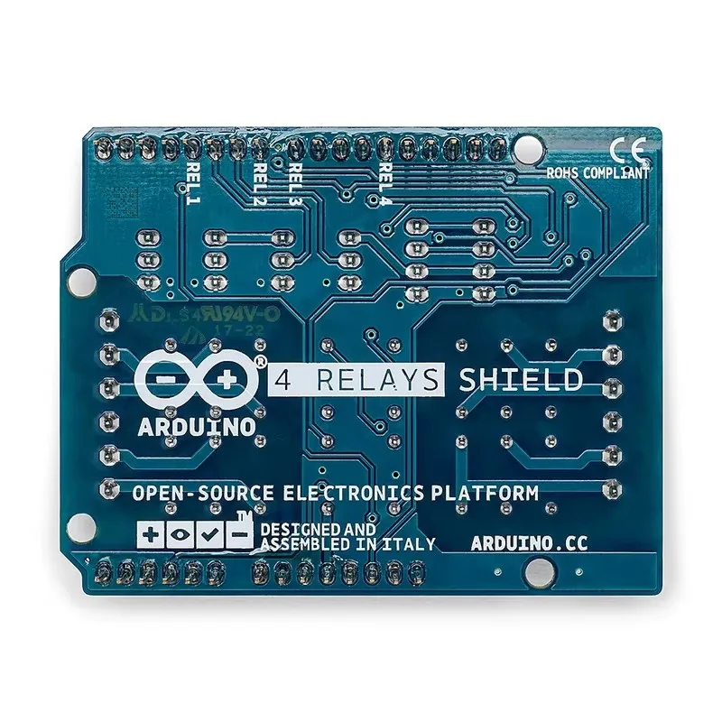 Фото Arduino 4-реленый щит A 000110   Макетная плата Новый оригинал, импортированная из Италии. №2
