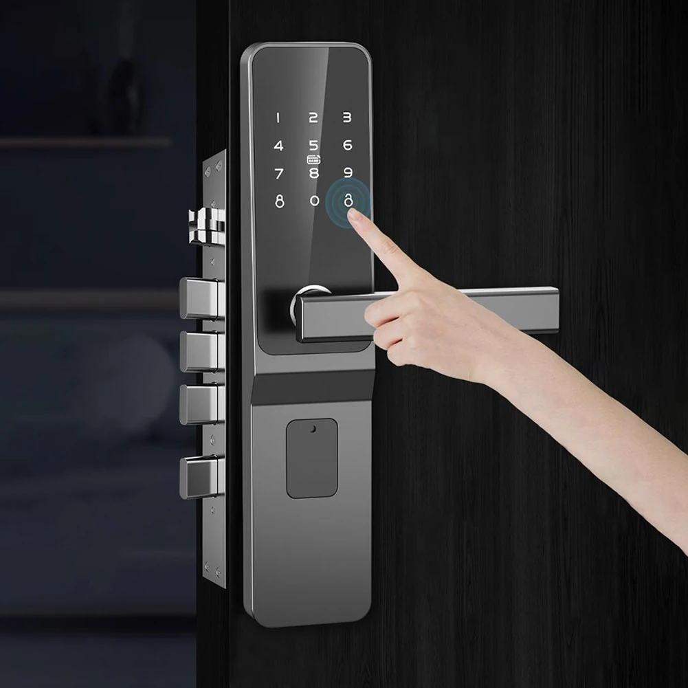 Электронный умный дверной замок с интегрированной картой с паролем TTlock и разблокировкой приложений для безопасного управления гостями (art.: 3920d03e07bac) - 3920d03e07bac