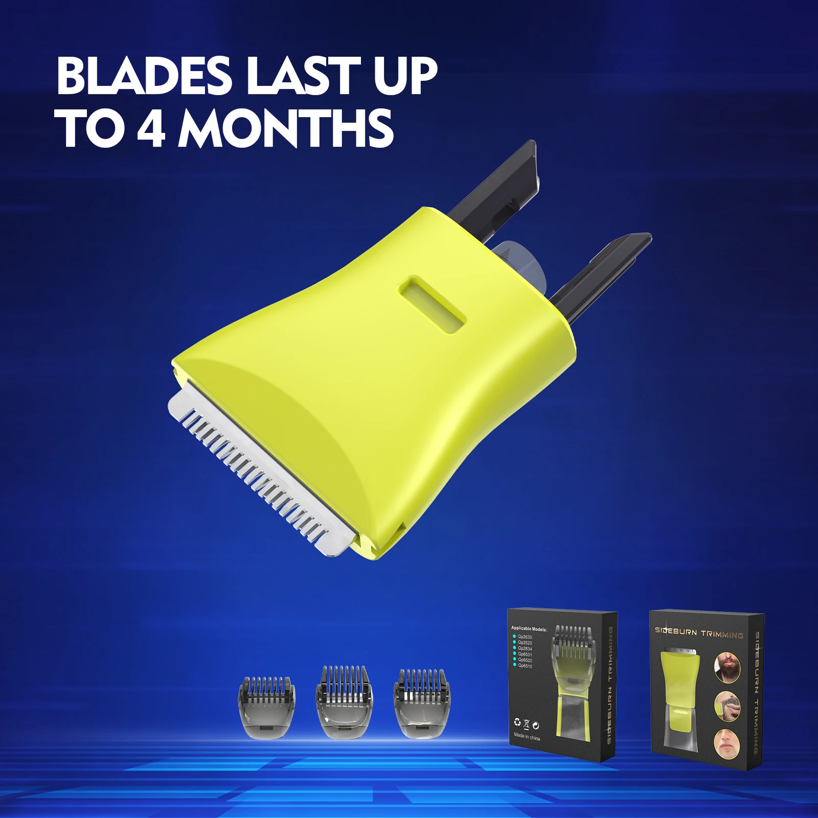 2024 Мужская Ручная Бритва для бороды Сменное лезвие для бритвы Philips OneBlade Бритва для мужчин триммер для бороды лезвия запасные аксессуары
