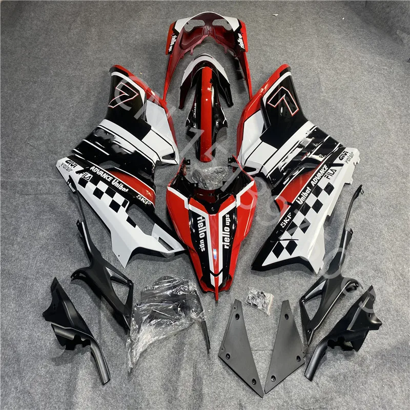 Фото Комплекты обтекателей мотоцикла, подходящие для Ducati 848 1098 1198 Evo 2007-2012 Ducati 848 2007-2012 Hite, черный, красный кузов №3
