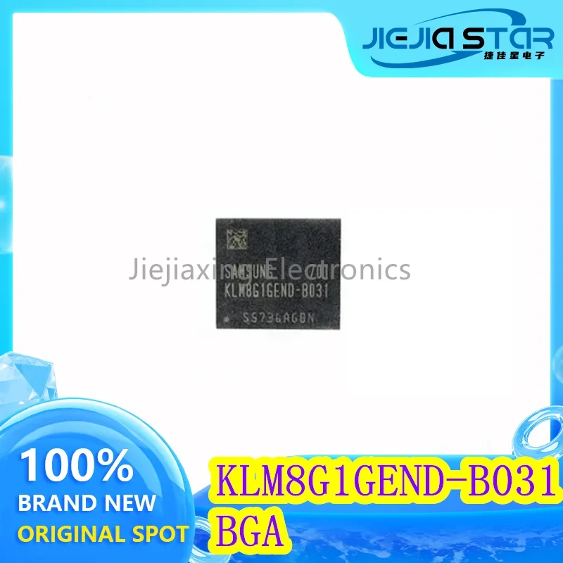 (1/5 шт.) KLM8G1GEND-B031 KLM8G1GEND BGA153 EMMC 5,0 8 ГБ 100% новая и оригинальная электроника