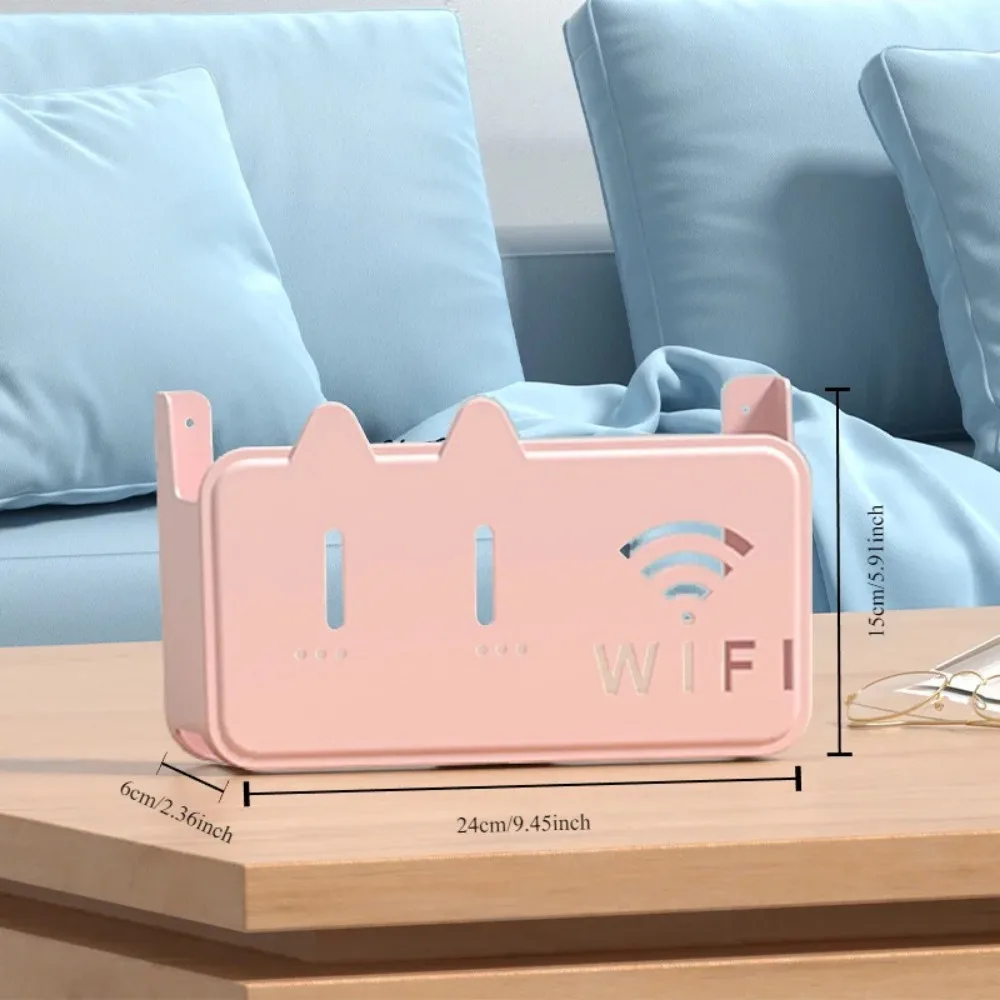 1 шт., настенный ящик для хранения беспроводного маршрутизатора Wi-Fi, простой в установке, материал высокой прозрачности (art.: 3920cbc7465ce) - 3920cbc7465ce