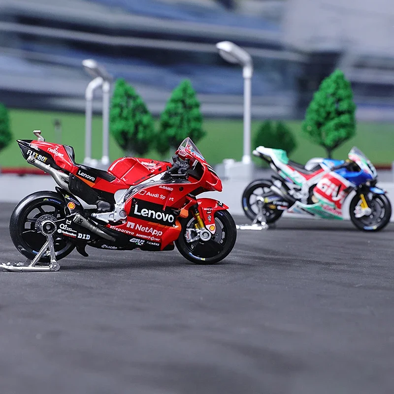 Фото Maisto 1:18 NEW 2023 Ducati Lenovo Team 1 Bagnaia Champion Moto GP Racing Литье под давлением из сплава Модель мотоцикла Коллекция Подарочная игрушка №5