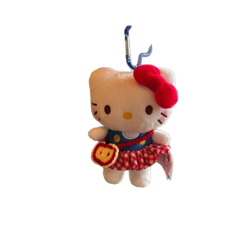 Sanrio наполнительная кукла игрушки Hello Kitty мультфильм плюшевый мягкий рюкзак кулон Kawaii креативный орнамент милый подарок на день рождения для девочек (art.: 3920d22febab3) - 3920d22febab3