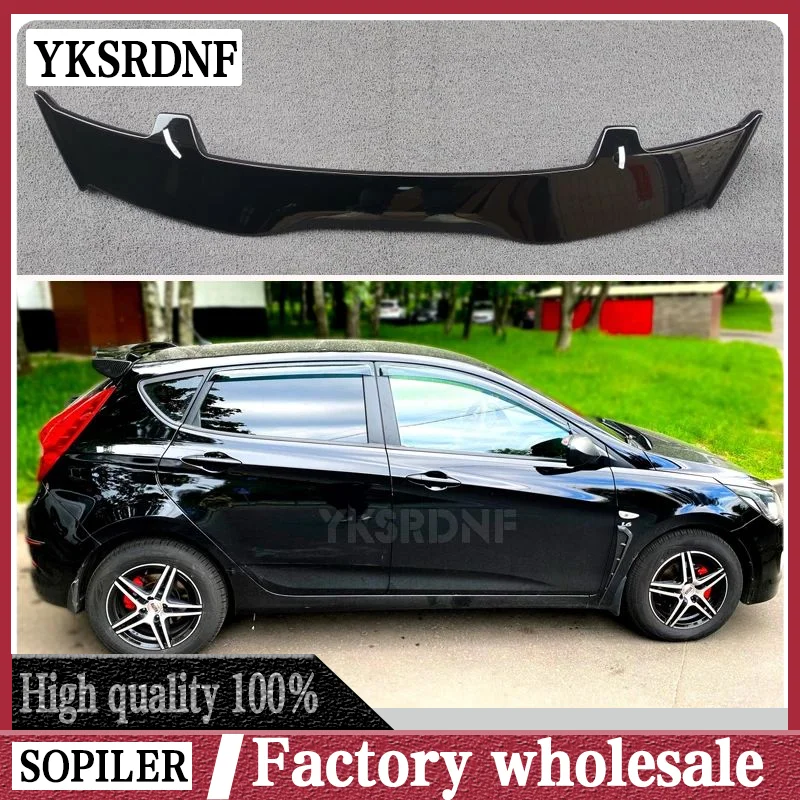 Автомобильный Стайлинг для hyundai solarls, внешний спойлер из АБС-пластика, искусственный задний спойлер для багажника