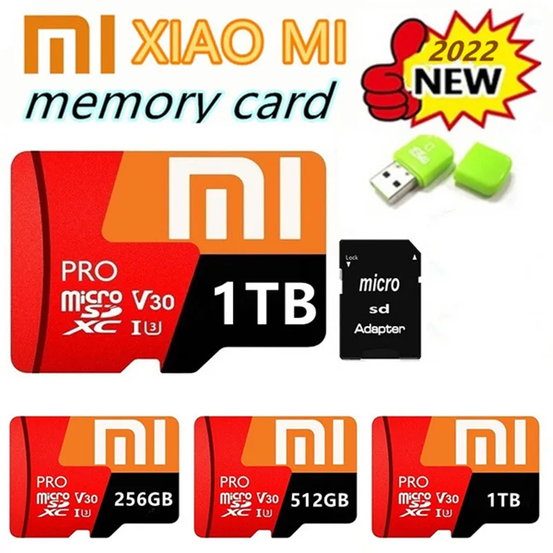 Новая популярная высокоскоростная карта памяти XIAOMI 2,0 Micro Sd, Tf-карта класса 10, Tf-карта 256 ГБ/512 ГБ/ТБ, высокоскоростная карта памяти