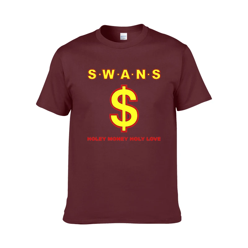 Фото Футболка с принтом Swans Holy Money, Винтажная футболка в стиле 90-х с принтом лебедей, футболки с принтом музыкальной группы Merch, Футболки унисекс, подарки для фаната №3