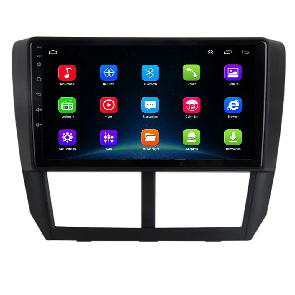 Фото 2 Din Android 13 автомобильное Стерео Радио DVD GPS мультимедийный видеоплеер 5G WiFi Cam DSP Carplay для Forester 2008-2012 №2