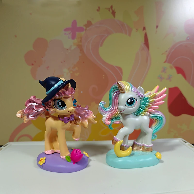 Фото Подлинная Hasbro My Little Pony, волшебная фигурка дружбы, слепая коробка, раритет, блестящая доспехи, детская игрушка №3