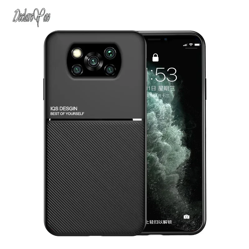 Фото Для Poco X3 NFC Чехол DECLAREYAO Ligth Тонкий матовый силиконовый чехол для Xiaomi Poco X3 Чехол Мягкая задняя крышка для Xiaomi Mi PocoX3 Pro №5