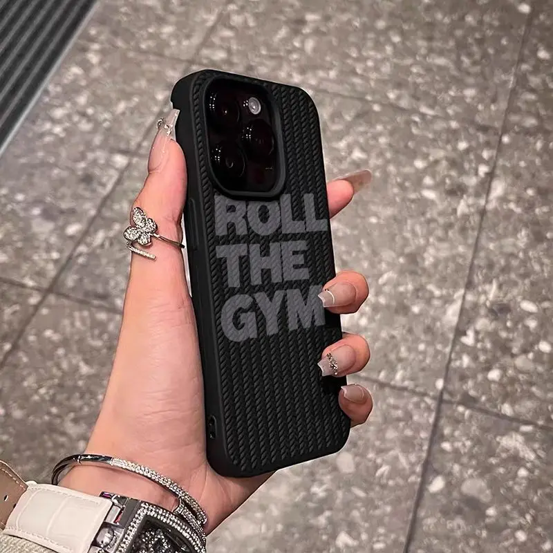Фото Вязаный рисунок iPhone11 нишевый iPhone12 английский iPhone13 применимый iPhone15 чехол для телефона iPhonexr fallproof iPhone14promax чехол №2